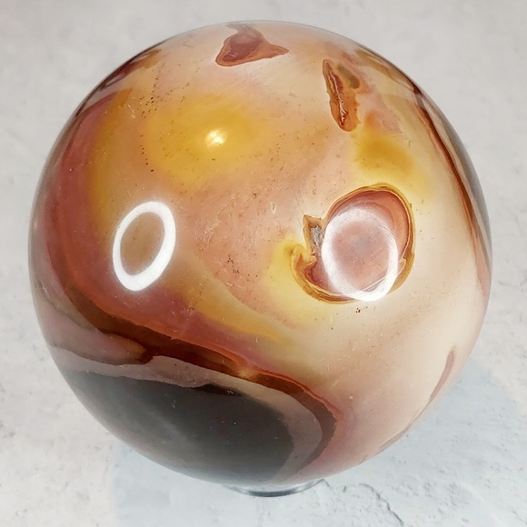 Desert Jasper Sphere | Grounding • Vitality • Connection to Earth - Picture 4 of 11